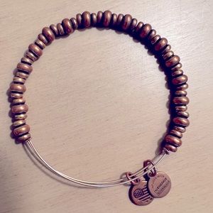 Alex and Ani bronze beeded bracelet